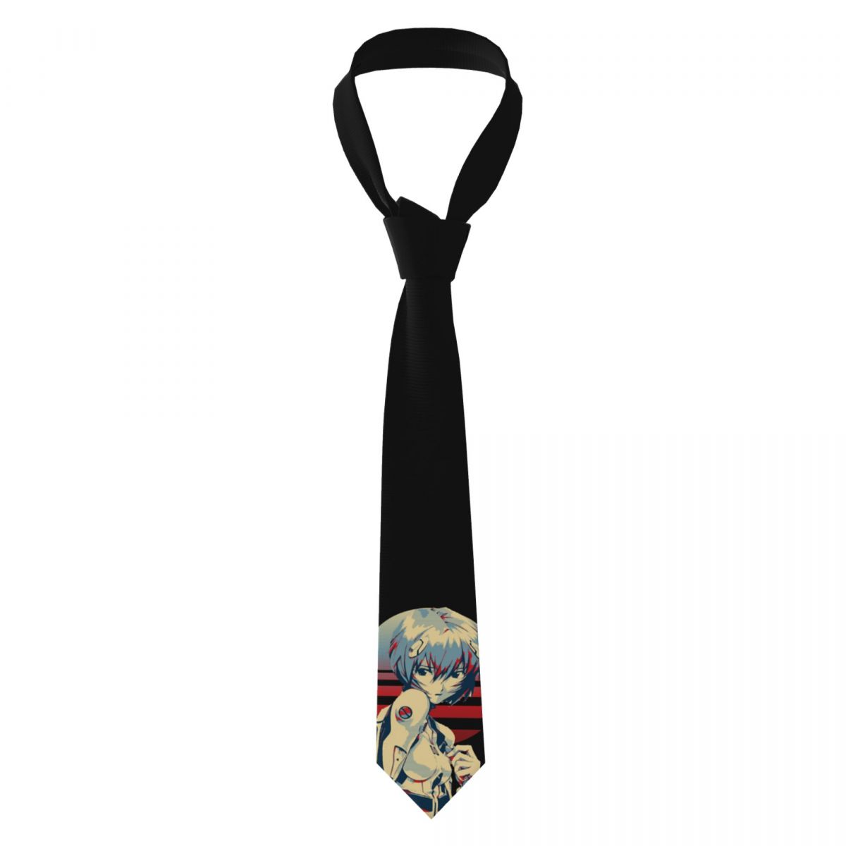Men Accessories For Wedding - 綾波レイ クラシックネクタイ ユニセックス シルク 8cm クラシック