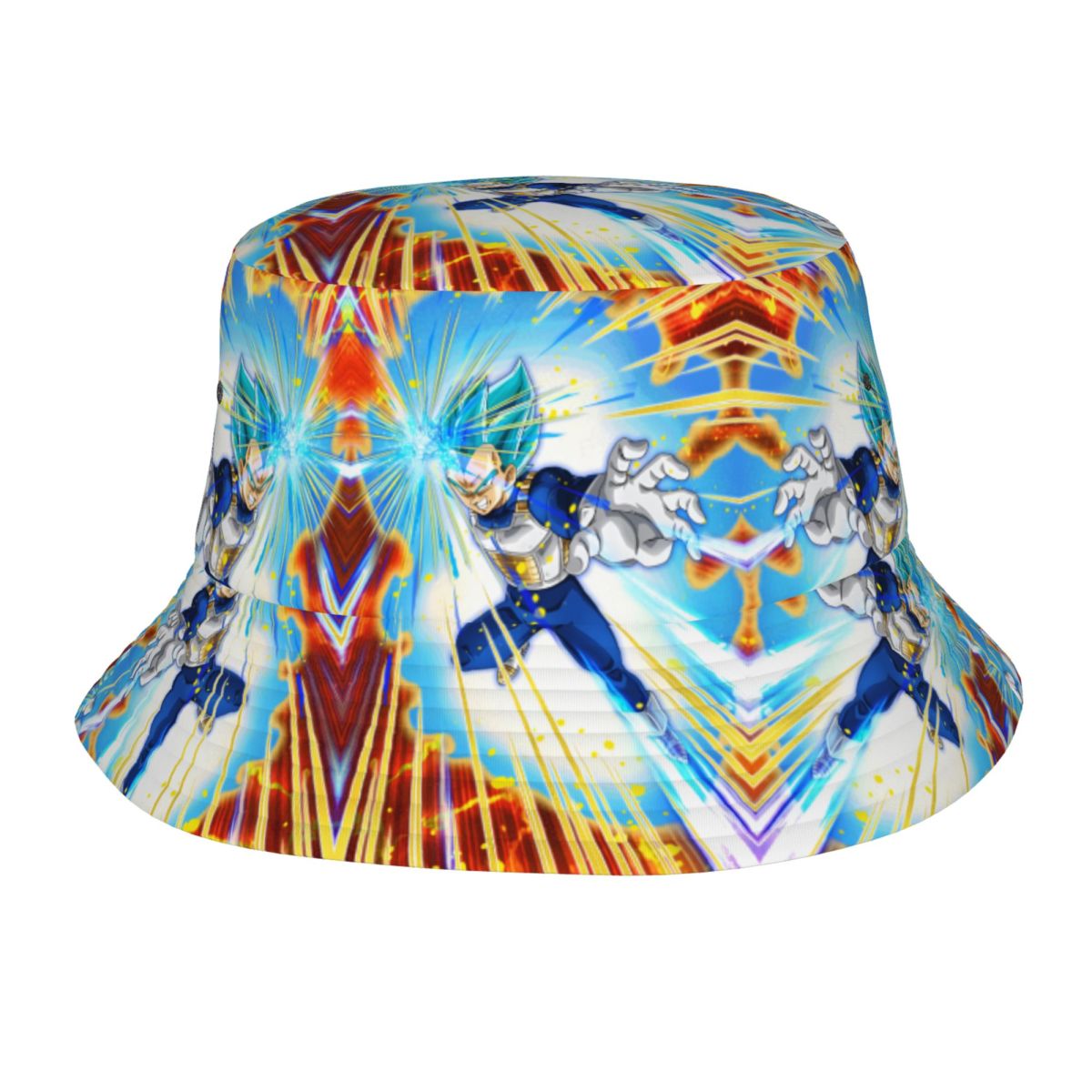 Men Accessories For Beach - カスタムファッションDBZベジータ漫画日本バケットハット メンズ レディース プリント 日本 夏