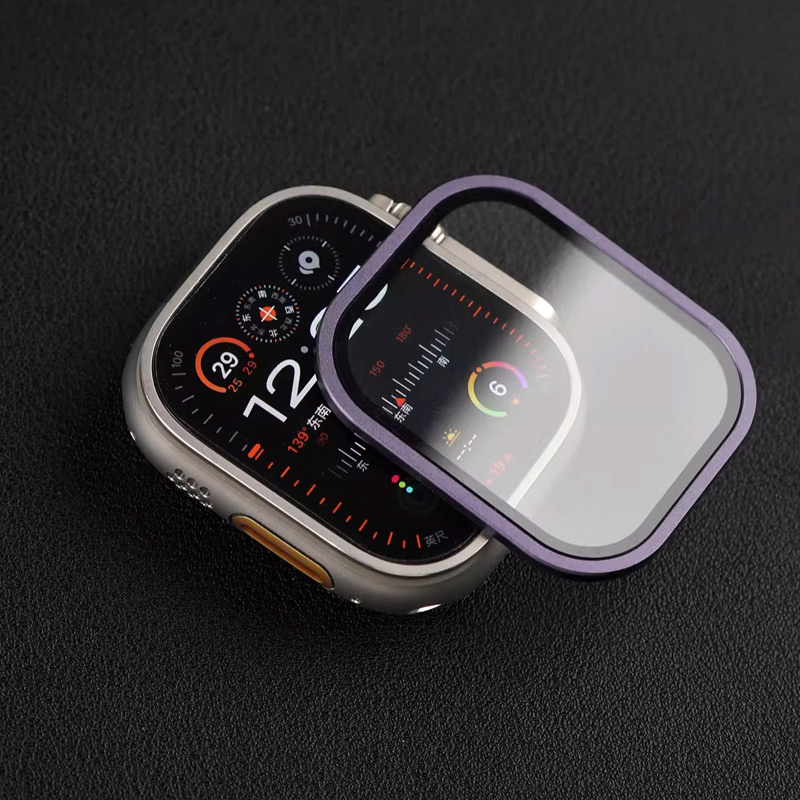 Men'S Accessories Case - Apple Watch Ultra 用強化ガラス 49mm チタンメタルフレーム