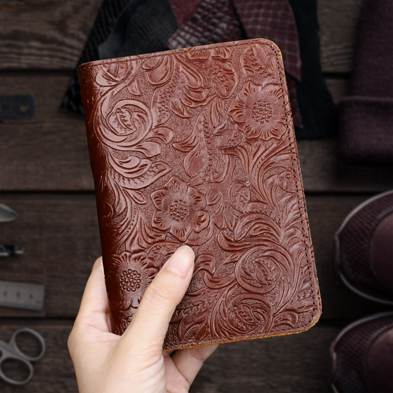 Men'S Accessories Case - 本革パスポートホルダー トラベルウォレット カバーケース 男女兼用 レザー旅行書類オーガナイザー プロテクター