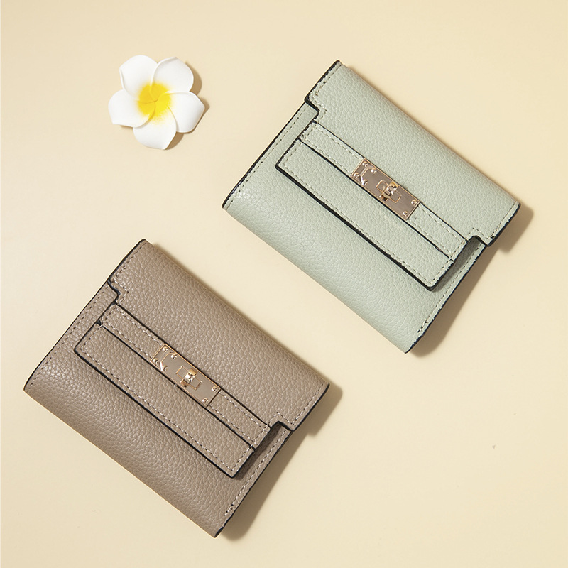 Card Case Minimalist - 大容量女性用ショートカードウォレットマルチカードスロットソリッドカラーミニマリストカードホルダーバスIDクレジットカードオーガナイザー財布
