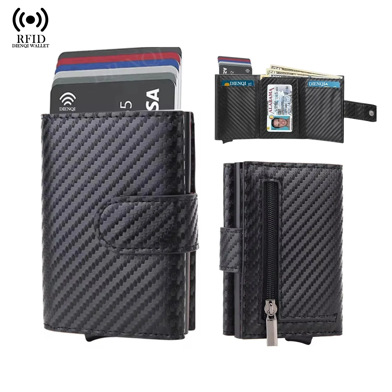 Card Case Minimalist - カードホルダー メンズ財布 カードケース 財布 トラベルウォレット 高級カードホルダー