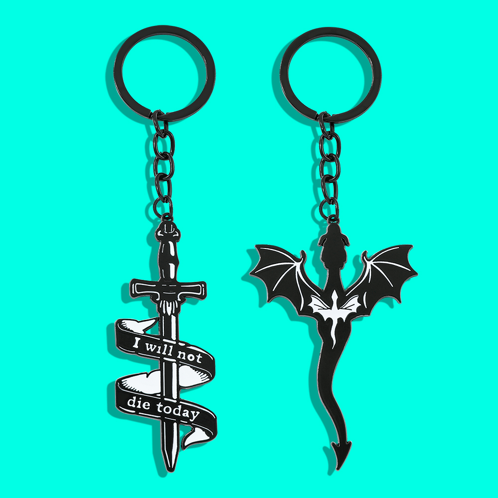 Men Accessories For Hand - フォーチュスウィングブラックドラゴンキーホルダーペンダント車のキーホルダーハンドジュエリー男性用ギフトアクセサリー
