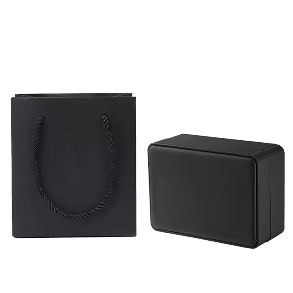 Cufflink Box Set - ポータブルジュエリーボックス 高級6点レザーギフトボックスセット - PUカフリンク収納ケース、ファッショナブルなビジネスジュエリーアクセサリー