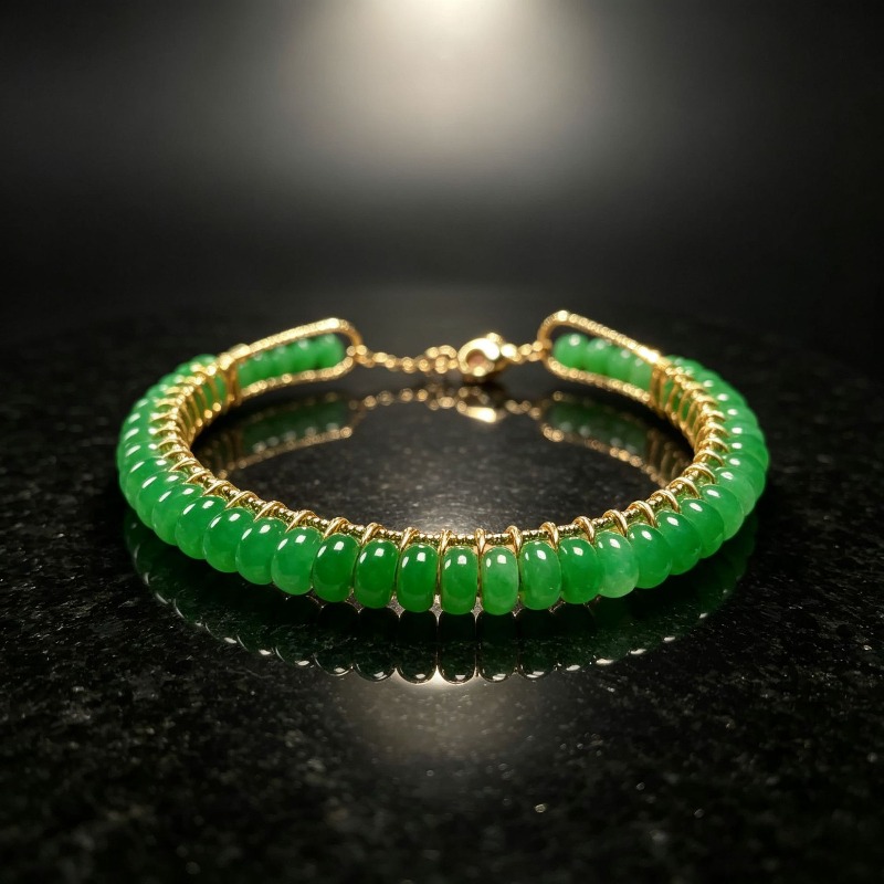 Bracelet Beaded Men - 天然の乾燥ブルー翡翠を使用した算盤ビーズブレスレット。女性用のお守り、チャーム、デザイナーズジュエリー。白いビーズとお守り石を使用したアクセサリー。男性用。