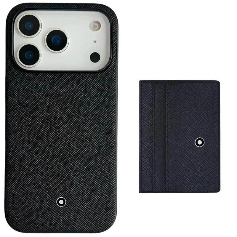 Card Case Minimalist - ミニマリストビジネス向けレザーケース iPhone 17 Pro Max 16