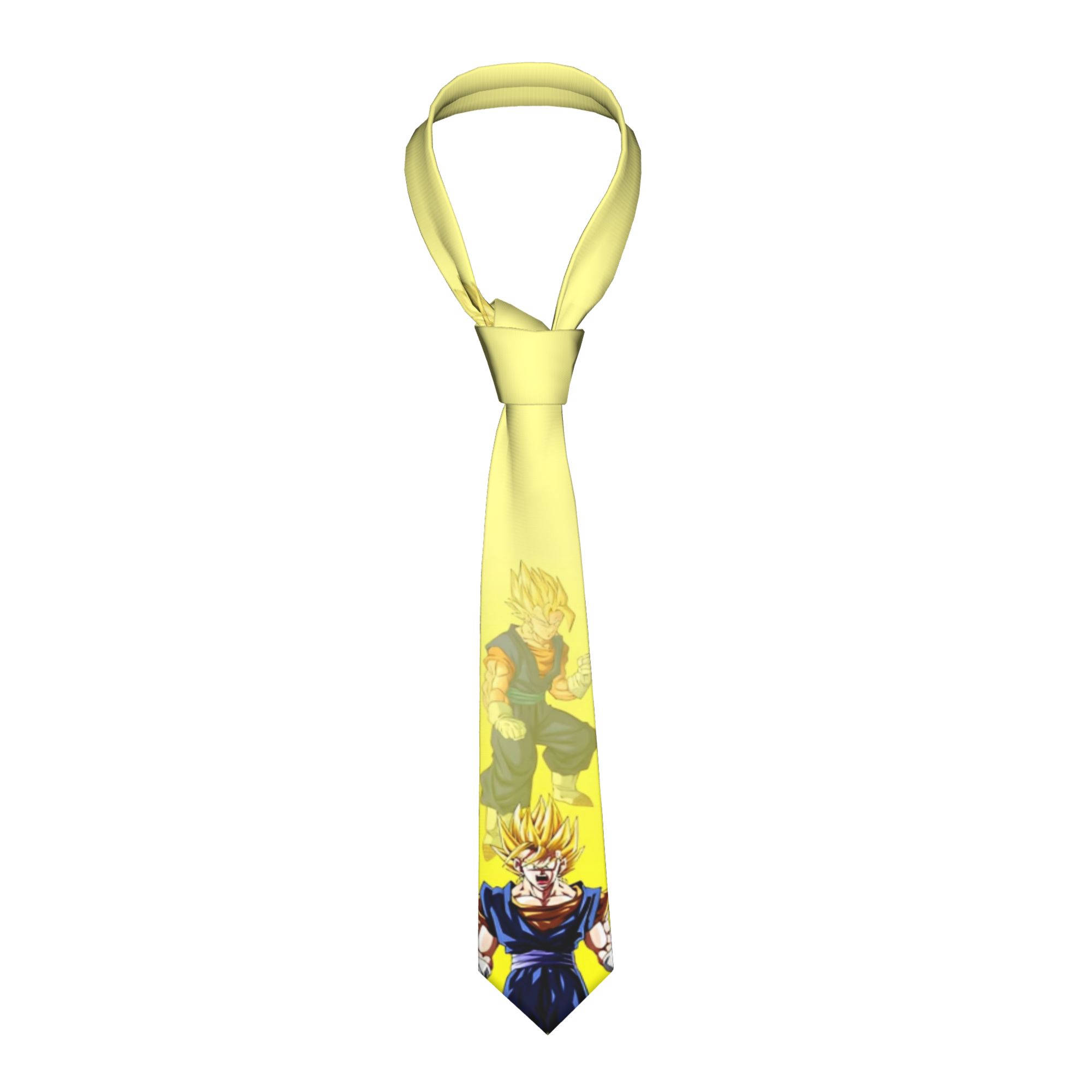 Men Accessories For Wedding - DBZ Z キャラクターパターンネクタイ ユニセックス 8cm メンズスリムクラシックスーツアクセサリー