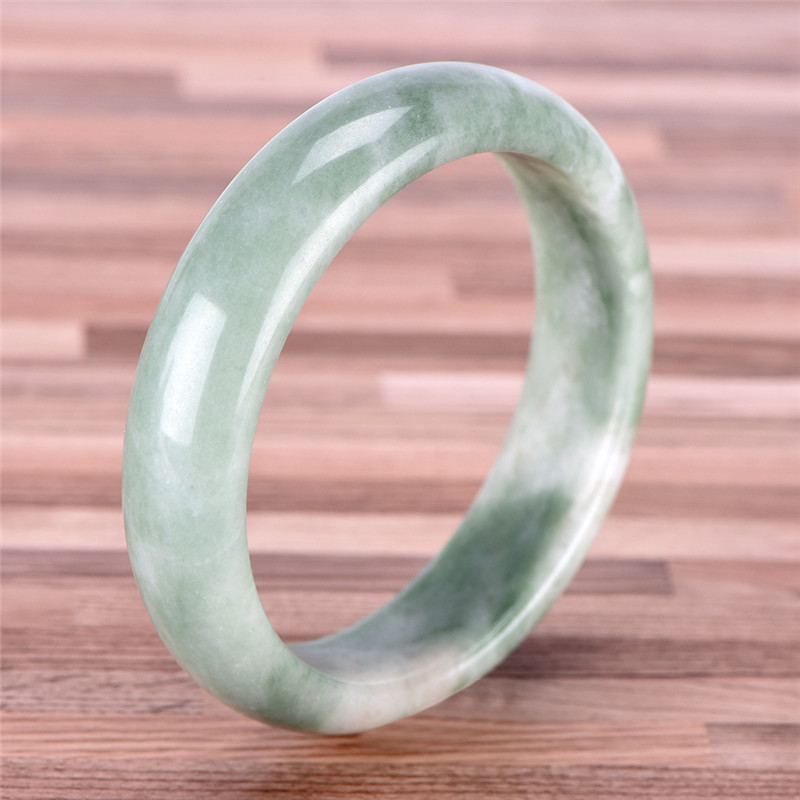 自然の緑のヒスイバングルジュエリーファッションアクセサリー彫 - Men Accessories For Hand のレビューと価格