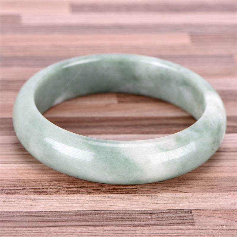 自然の緑のヒスイバングルジュエリーファッションアクセサリー彫 - Men Accessories For Hand のレビューと価格
