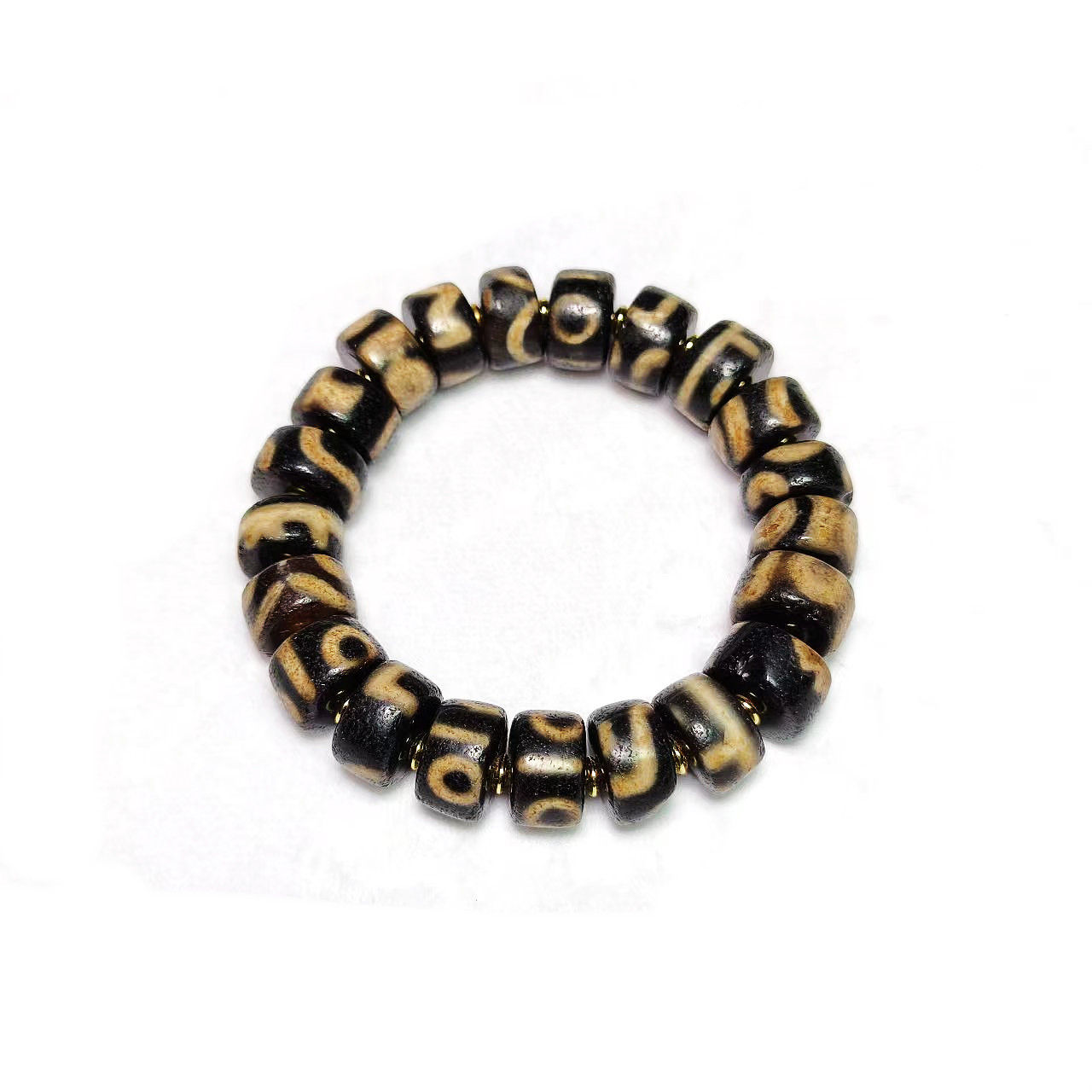 男性と女性のためのタイベットマルチトーテム,ブラックホワイト - Bracelet Beaded Men のレビューと価格