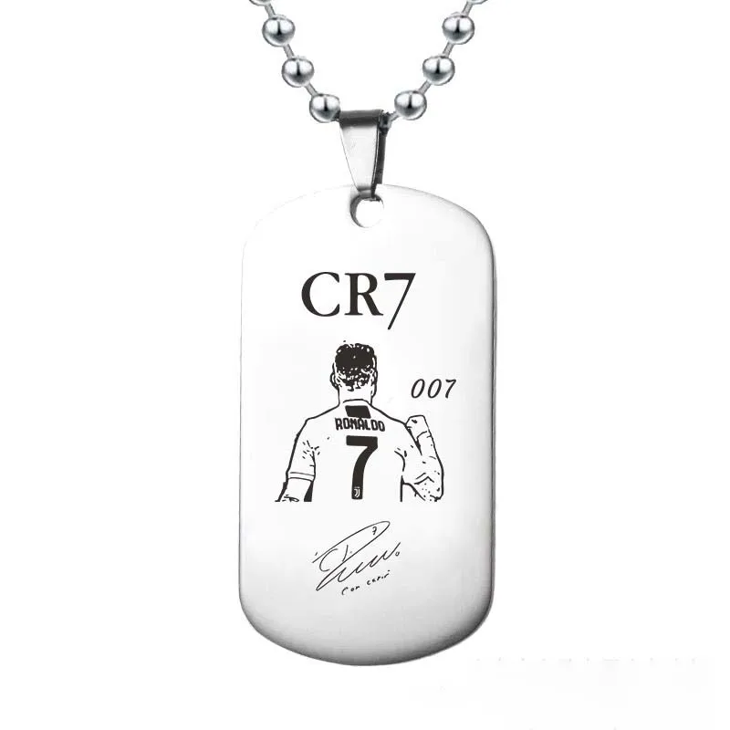 ステンレス鋼軍ブランドペンダントネックレス C ロナウド 0 - Men'S Accessories Jewelry Brands のレビューと価格