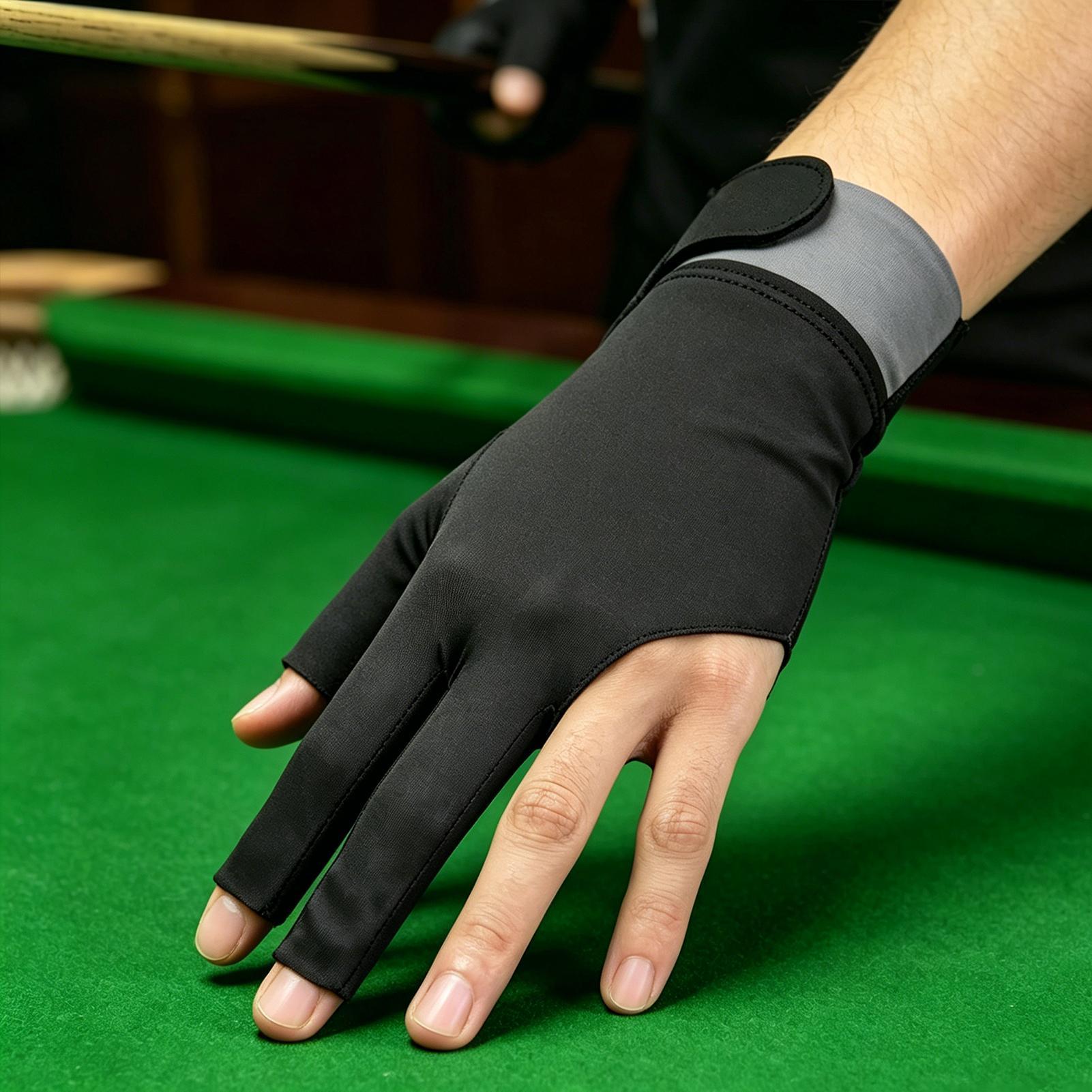 プールグローブ 左手用 3本指 左手用 速乾性 ビリヤードア - Men Accessories For Hand のレビューと価格