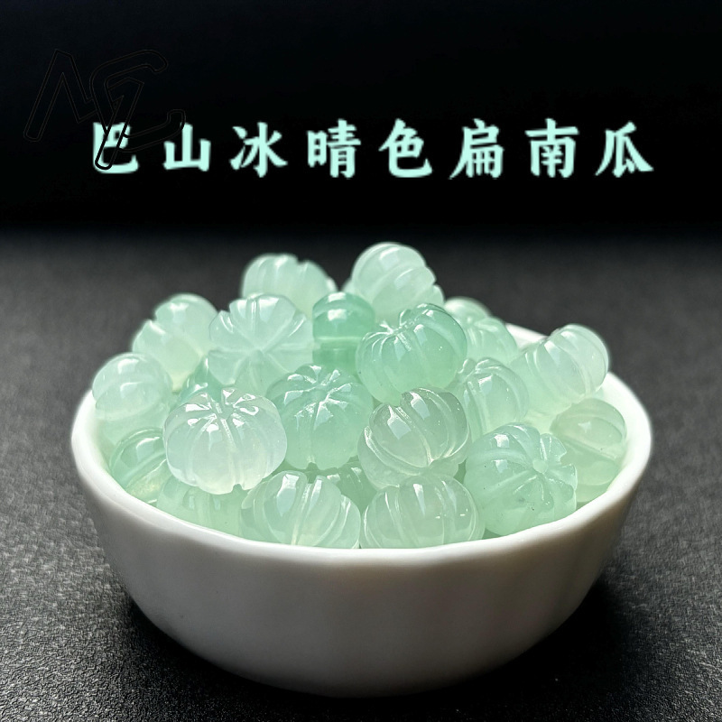 10 個グリーンヒスイカボチャビーズ DIY イヤリングブレ - Men Accessories For Gift のレビューと価格