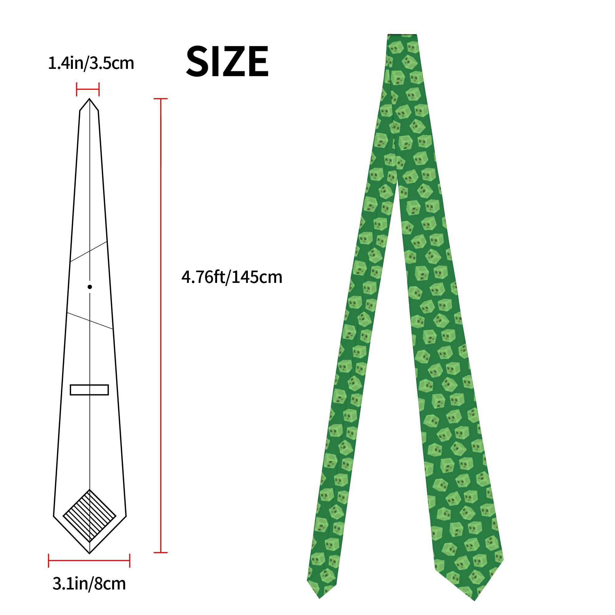 クリーパーズ スライム柄 テクスチャ ネクタイ メンズ ファ - Men Accessories For Wedding のレビューと価格