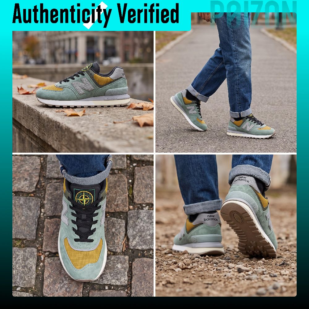 ニューバランス x ストーンアイランド NB 574 ロート - New Balance Shoes 574 のレビューと価格
