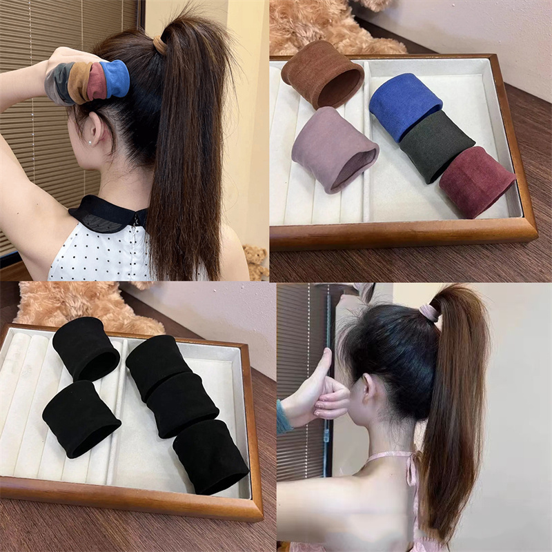 4 セット固体広げる厚みのヘアバンドロープ女性ポニーテールホ - Men Accessories For Beach のレビューと価格