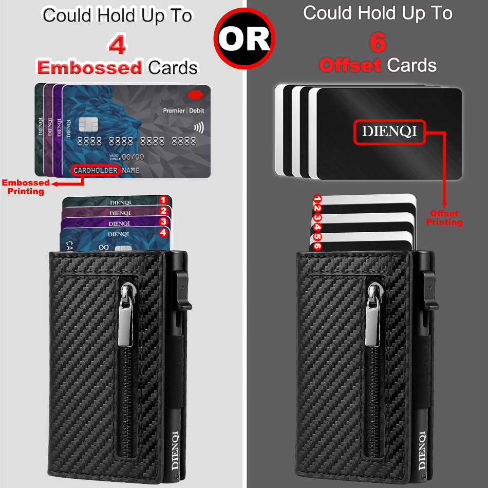 高級ブランド RFID クレジットカードホルダー財布男性名刺 - Card Case Minimalist のレビューと価格