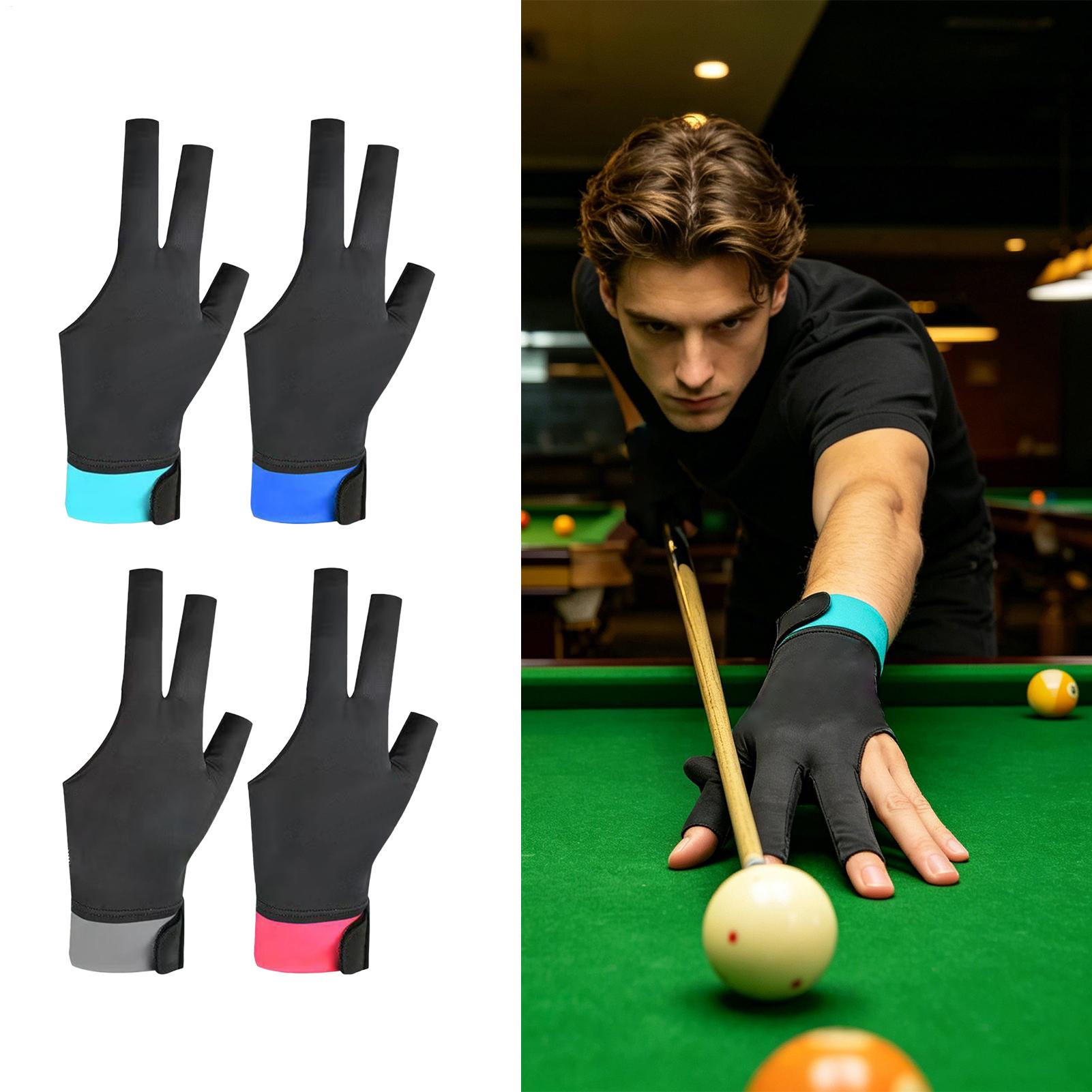 プールグローブ 3本指滑り止めスポーツアクセサリー ビリヤー - Men Accessories For Hand のレビューと価格