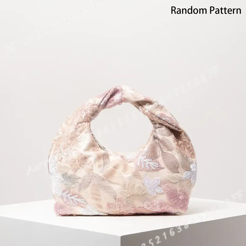 女性用ラグジュアリーシークインハンドバッグ エレガントな花柄 - Men Accessories For Wedding のレビューと価格