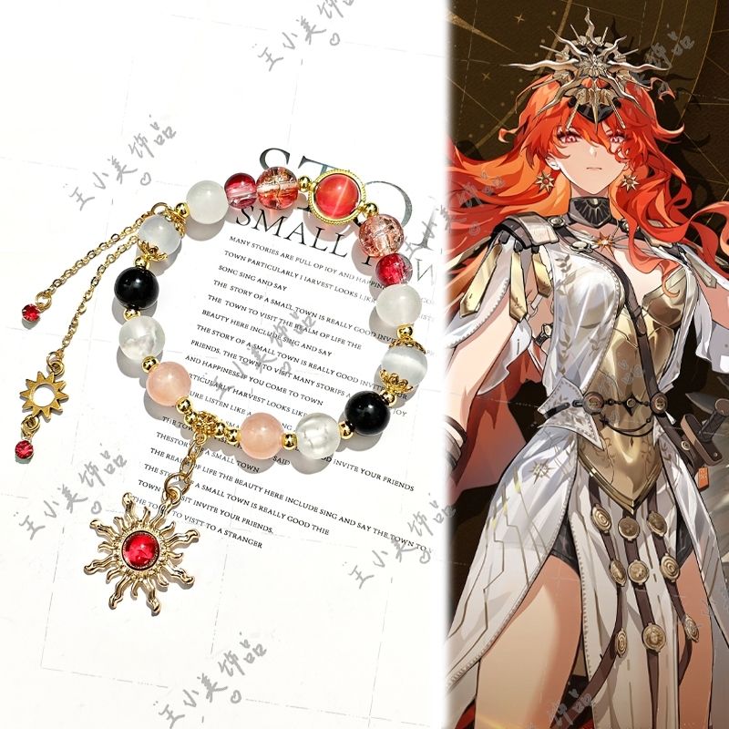 女性ビーズブレスレットゲームアニメ Wuthering Wa - Bracelet Beaded Men のレビューと価格