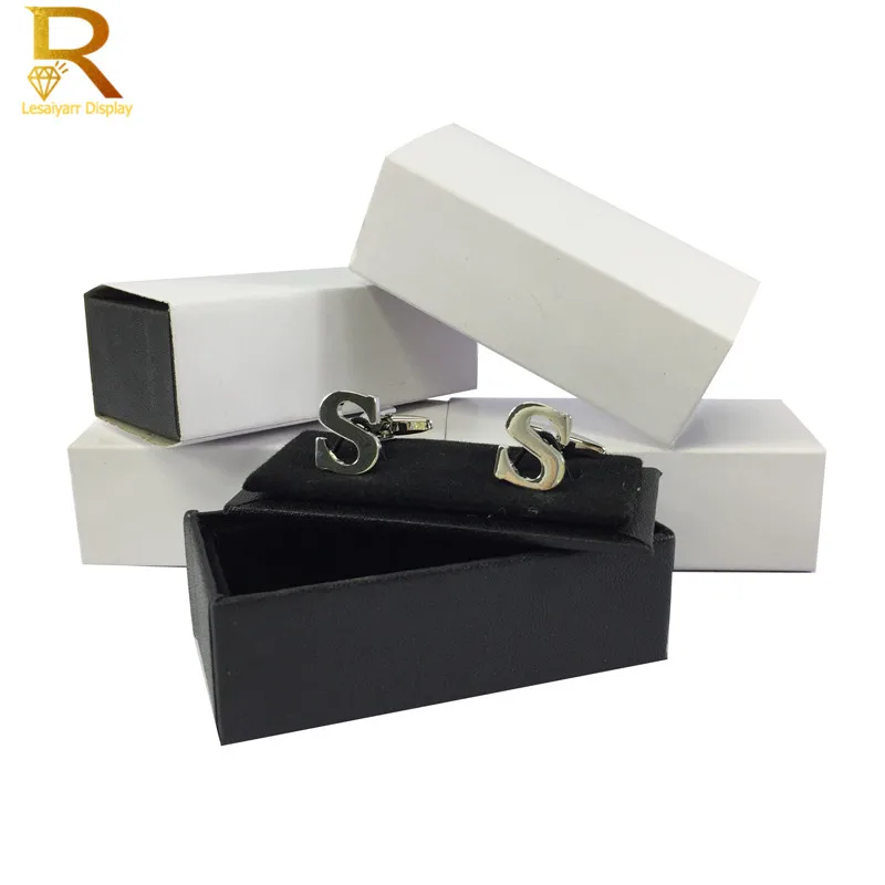 卸売20ピース/ロットホット販売カフスボックスギフトボックス - Cufflink Box Set のレビューと価格