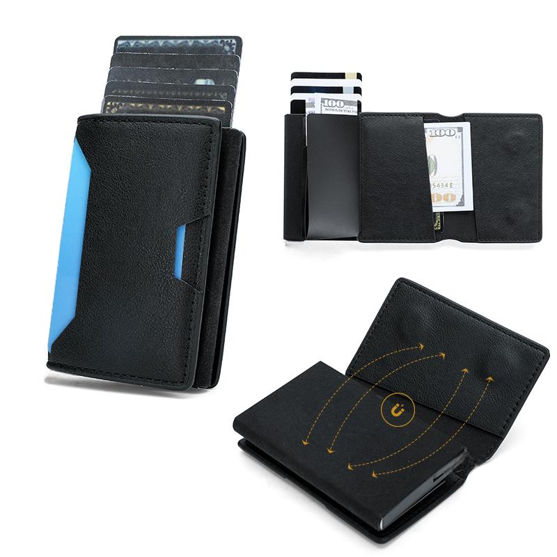 磁気盗難防止RFIDクレジットカードホルダー ミニマリスト財 - Card Case Minimalist のレビューと価格