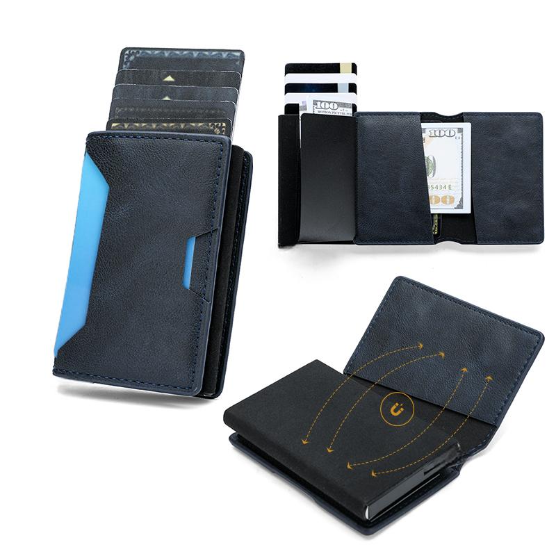 磁気盗難防止RFIDクレジットカードホルダー ミニマリスト財 - Card Case Minimalist のレビューと価格