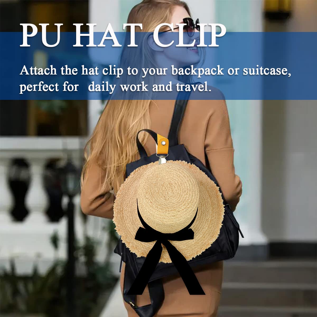 PUレザー製ハットクリップ、旅行用バッグ、ハンドバッグ、バッ - Men Accessories For Beach のレビューと価格