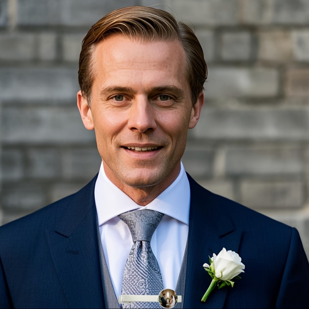 カスタム写真刻印テキストタイクリップ、パーソナライズされたネ - Men Accessories For Wedding のレビューと価格