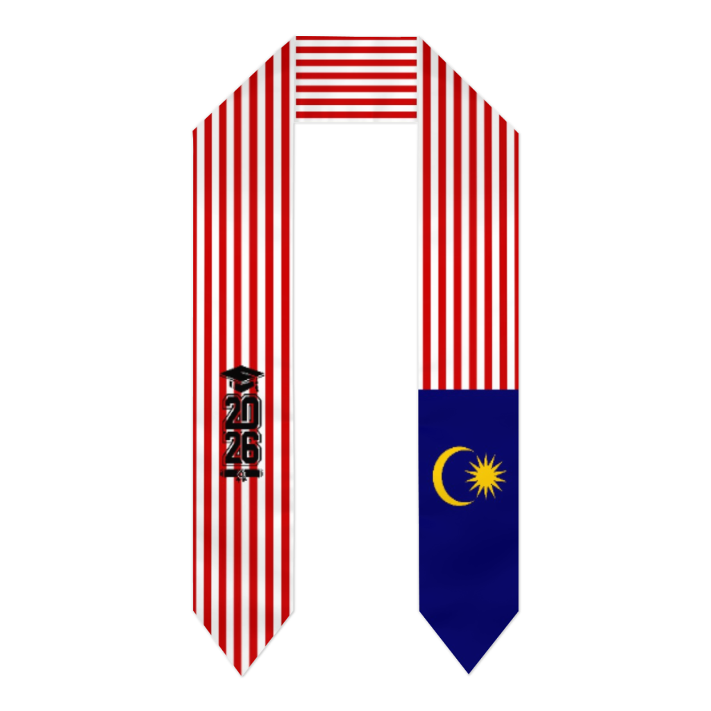 2026年卒業生用マレーシア国旗スカーフ卒業サッシュストール - Men'S Accessories Malaysia のレビューと価格